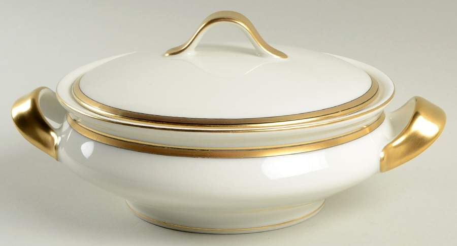 Breton (France) Round Covered Vegetable by Haviland-1