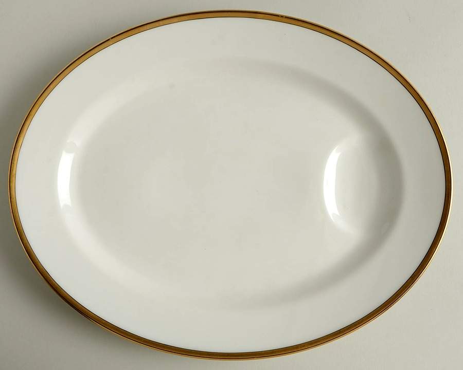Breton (France) 13" Oval Serving Platter by Haviland-1