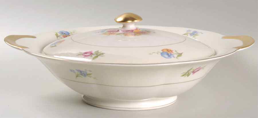 Breton (New York) Round Covered Vegetable by Haviland-1