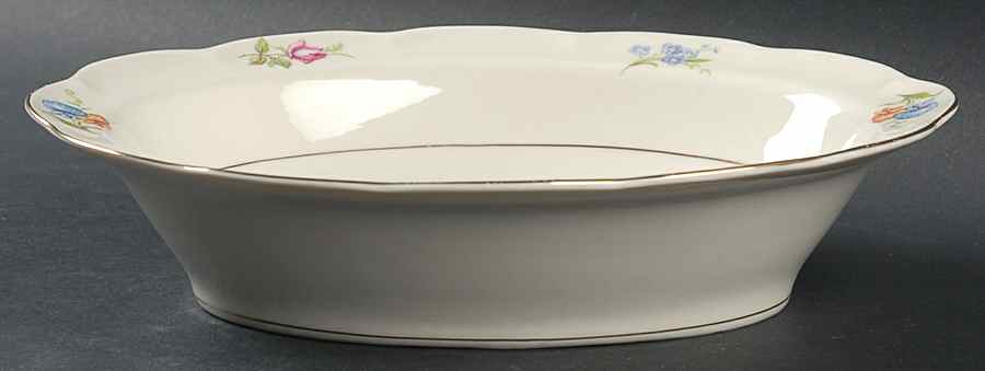 Breton (New York) 9" Oval Vegetable Bowl by Haviland-1