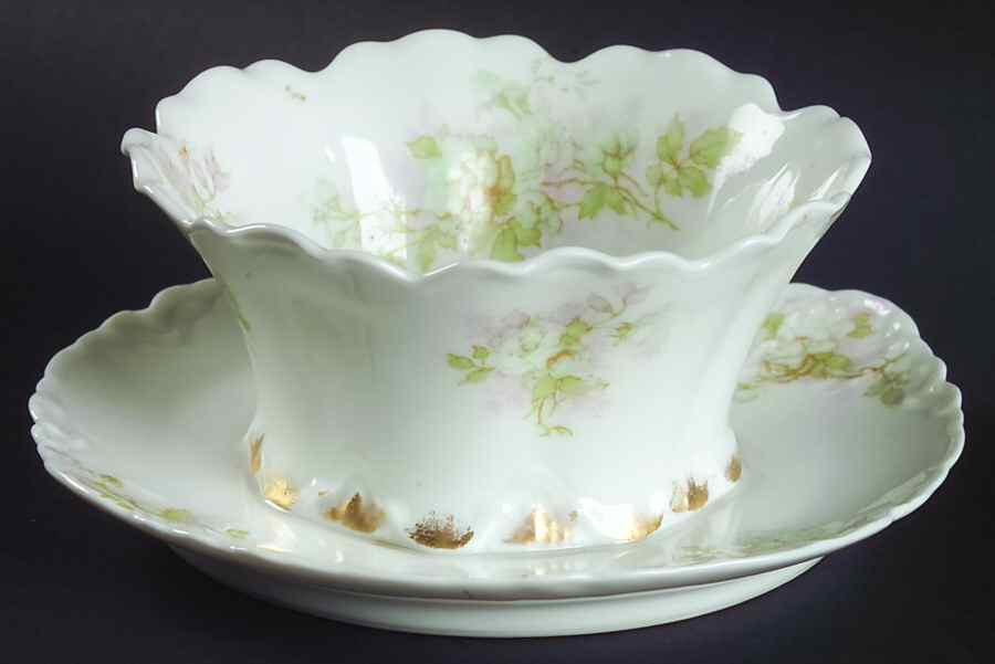 Bretagne Mayonnaise W/Attached Underplate by Haviland-1