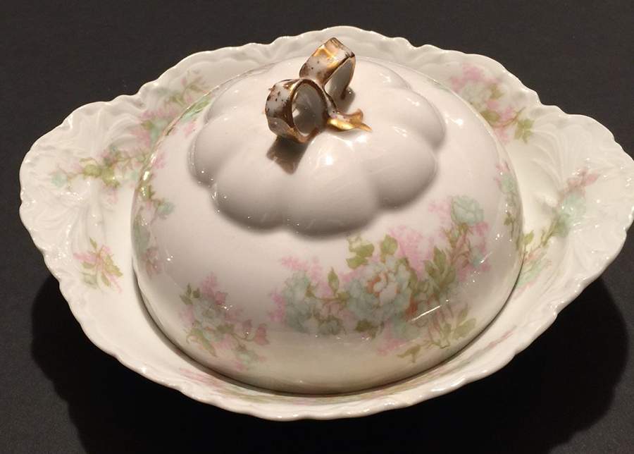 Bretagne Round Covered Butter by Haviland-1