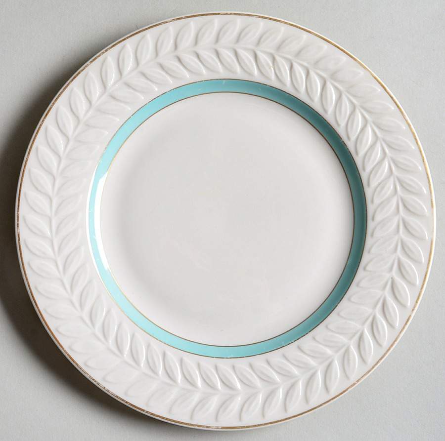 Brighton Turquoise Salad Plate by Haviland-1