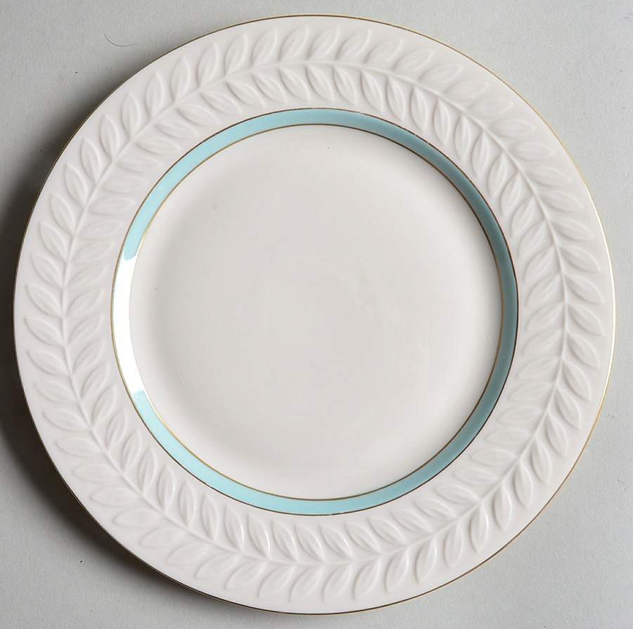 Brighton Turquoise Luncheon Plate by Haviland-1