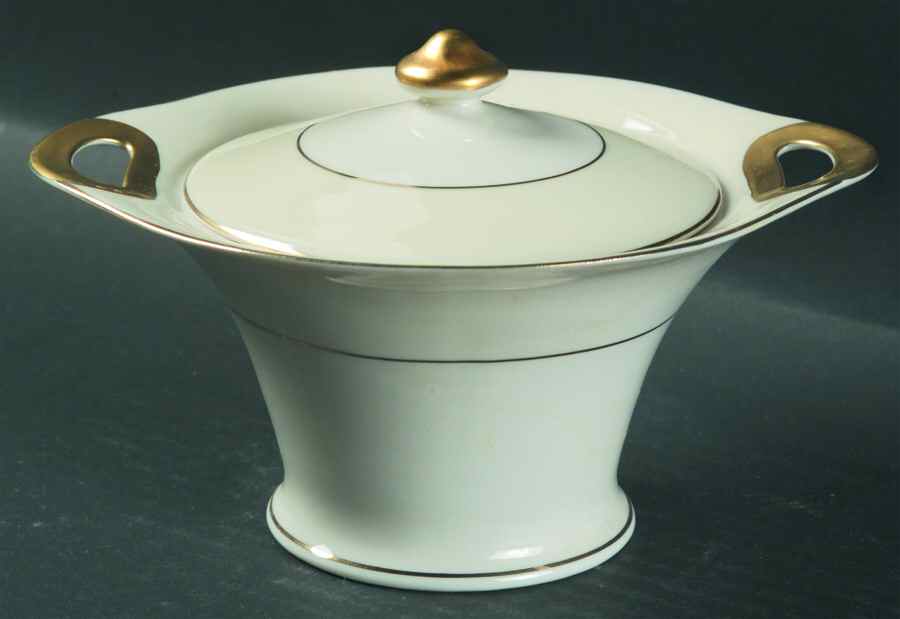 Brookfield Sugar Bowl & Lid by Haviland-1