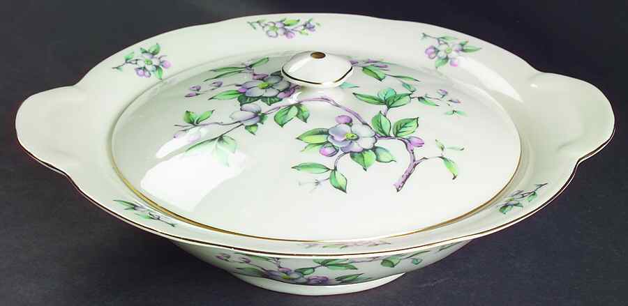 Brookside Round Covered Vegetable by Haviland-1