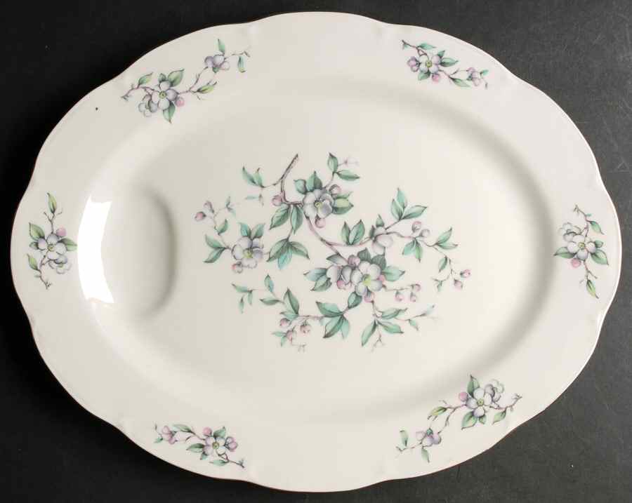Brookside 14" Oval Serving Platter by Haviland-1