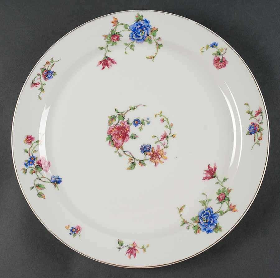 Briar Rose 12" Chop Plate (Round Platter) by Haviland-1
