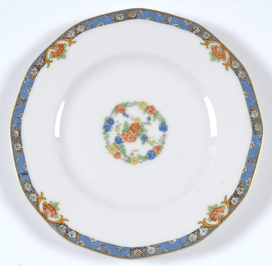 Cachmir Salad Plate by Haviland-1