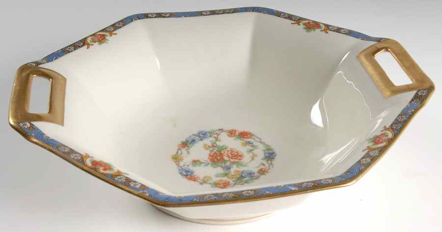 Cachmir 10" Octagonal Vegetable Bowl by Haviland-1