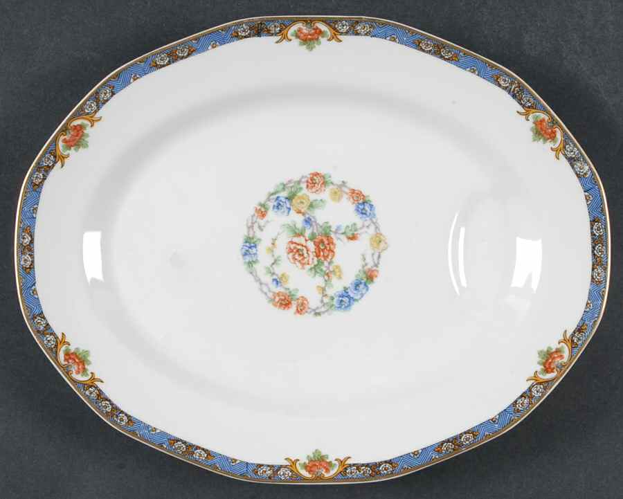 Cachmir 11" Oval Serving Platter by Haviland-1