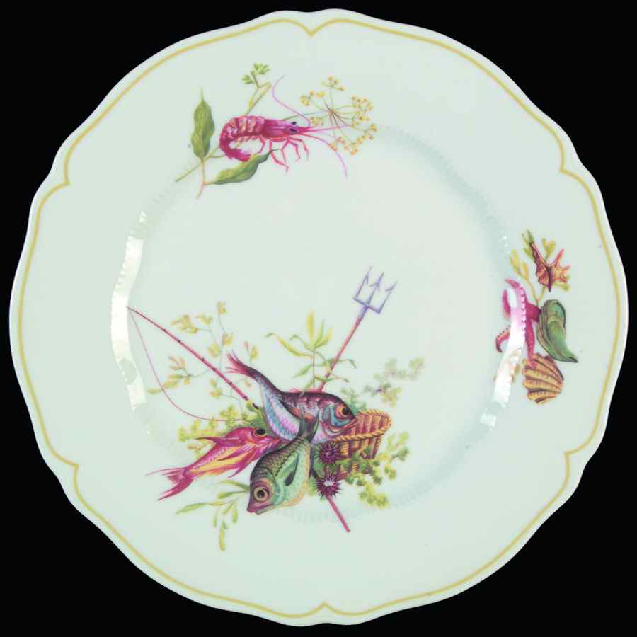 Calanque Dinner Plate by Haviland-1