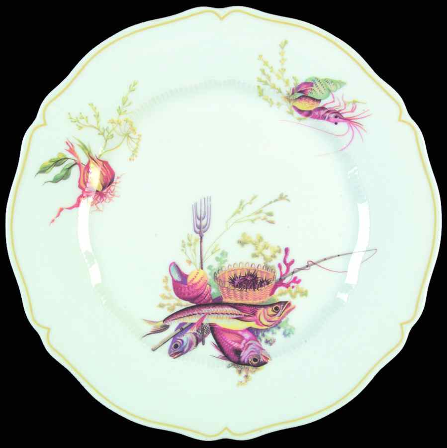 Calanque Dinner Plate by Haviland-1