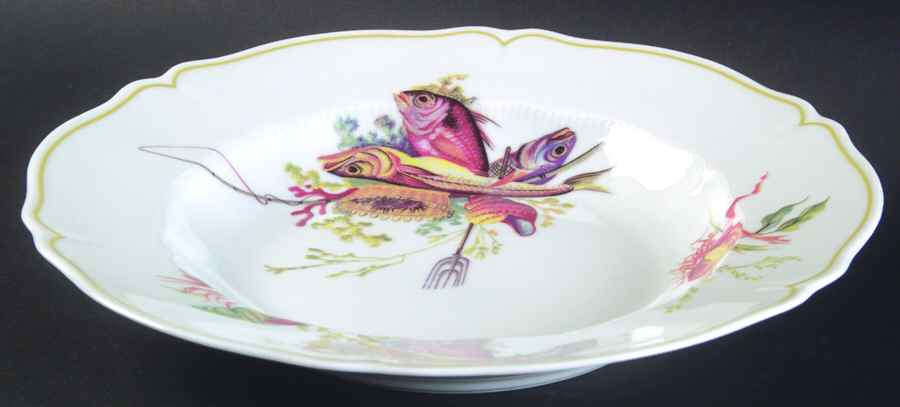 Calanque Rim Soup Bowl by Haviland-1