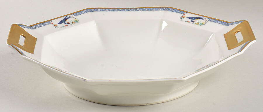 Calcutta (All White) 10" Octagonal Vegetable Bowl by Haviland-1