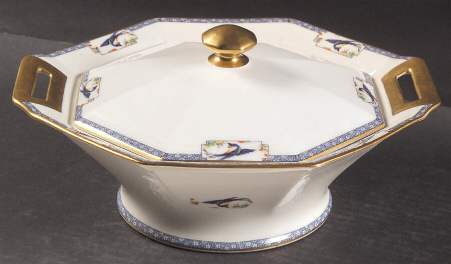 Calcutta (All White) Round Covered Vegetable by Haviland-1