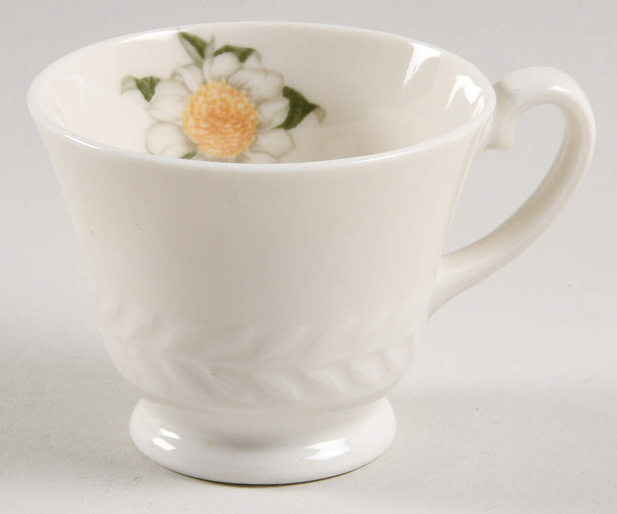 Camellia Footed Demitasse Cup by Haviland-1