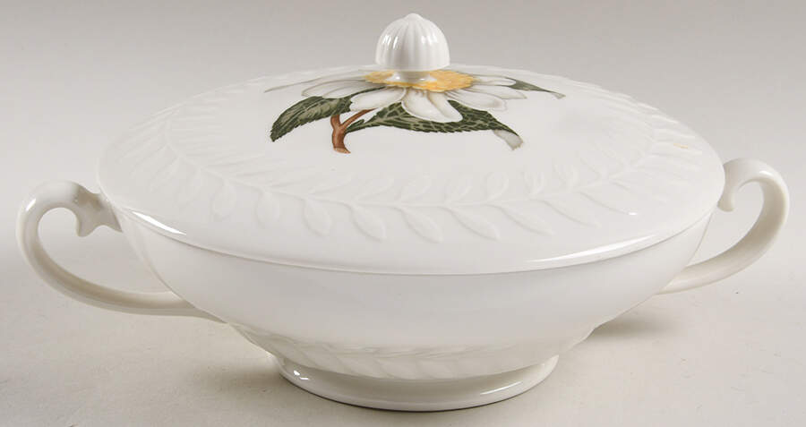 Camellia Round Covered Vegetable by Haviland-1