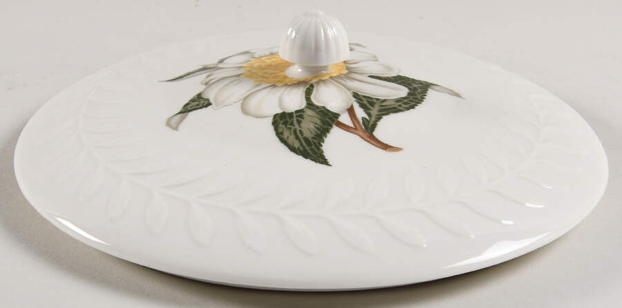 Camellia Lid for Round Vegetable by Haviland-1