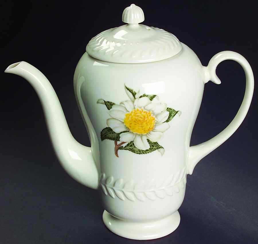 Camellia Coffee Pot & Lid by Haviland-1