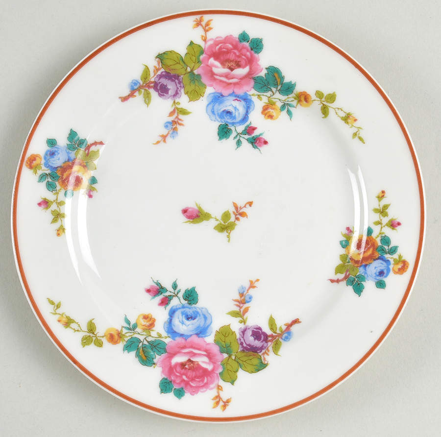Cambridge (France, Floral) Bread & Butter Plate by Haviland-1