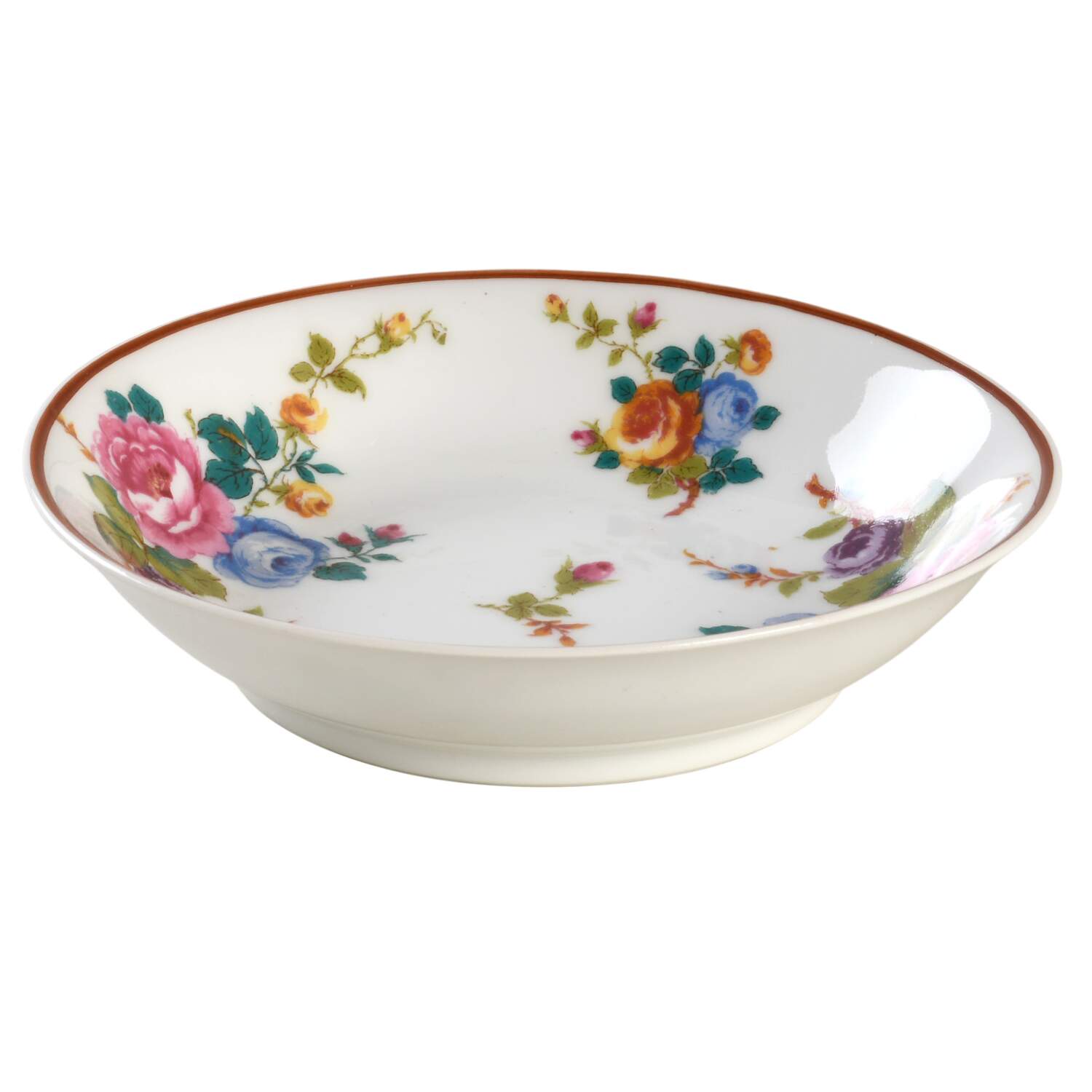 Cambridge (France, Floral) Fruit/Dessert (Sauce) Bowl by Haviland-1