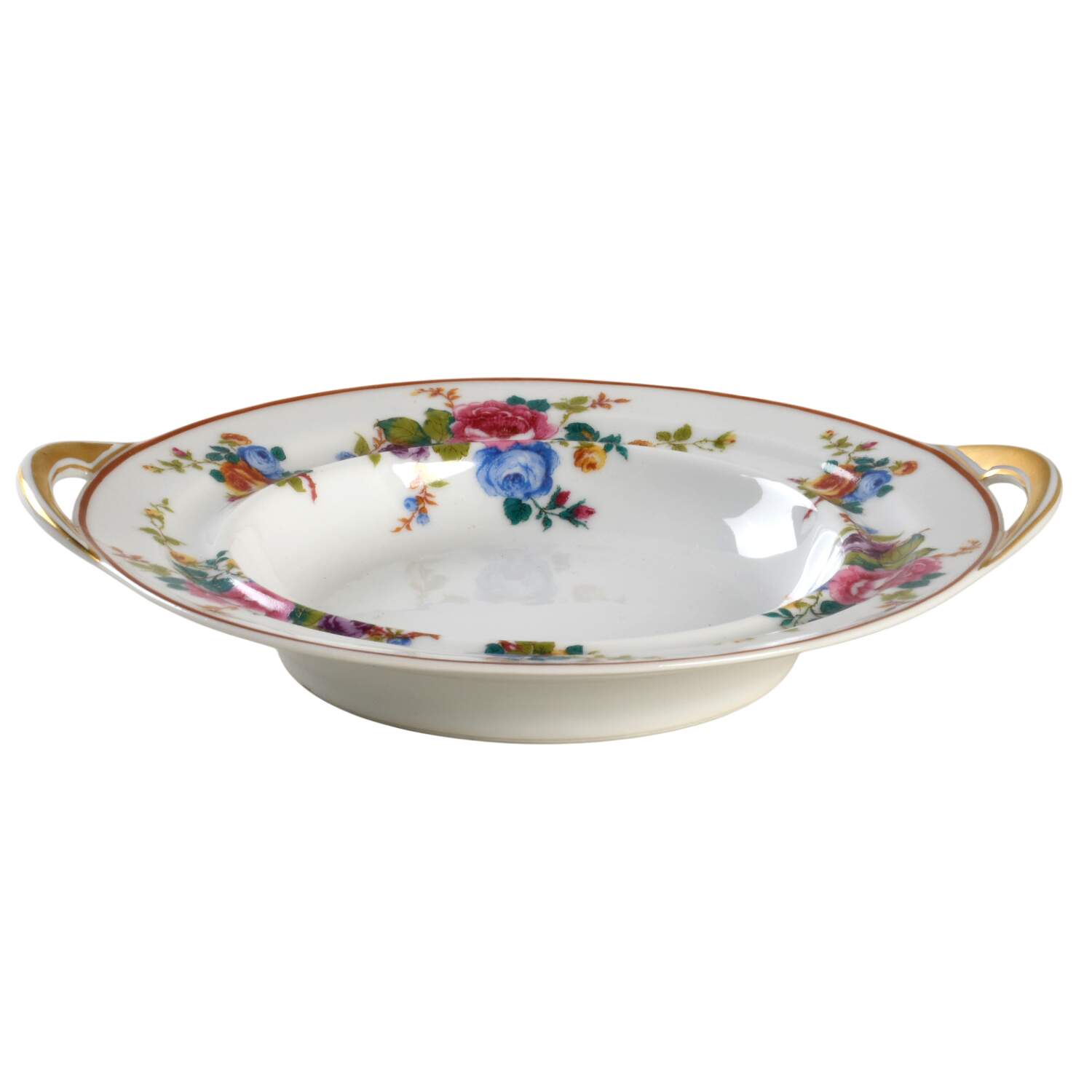 Cambridge (France, Floral) Round Butter No Lid by Haviland-1