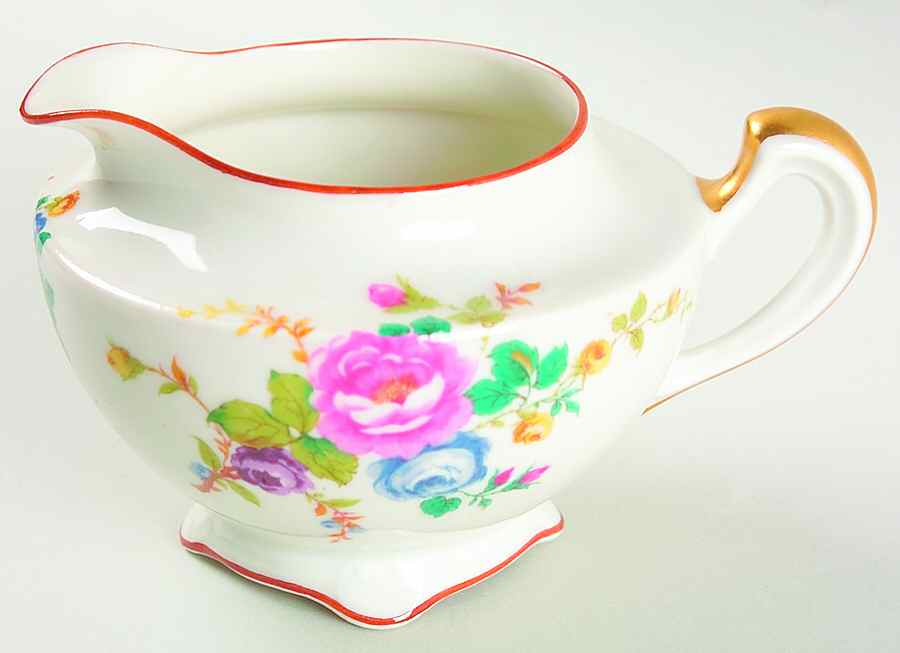 Cambridge (France, Floral) Creamer by Haviland-1