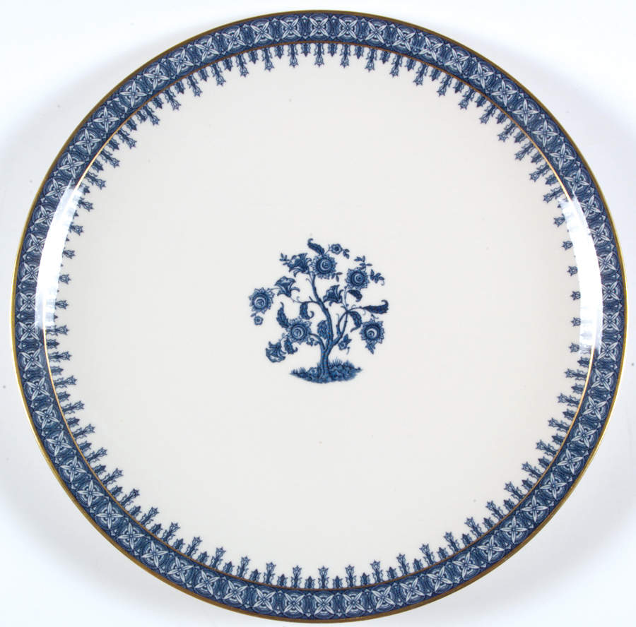 Cambridge Blue 12" Chop Plate (Round Platter) by Haviland-1