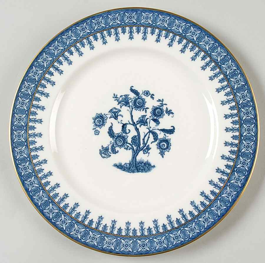 Cambridge Blue Luncheon Plate by Haviland-1