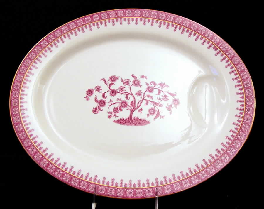 Cambridge Crimson 16" Oval Serving Platter by Haviland-1