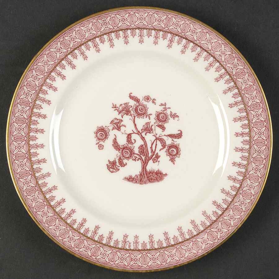 Cambridge Crimson Salad Plate by Haviland-1