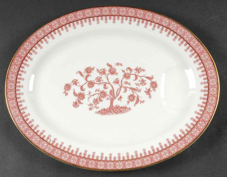 Cambridge Crimson 14" Oval Serving Platter by Haviland-1