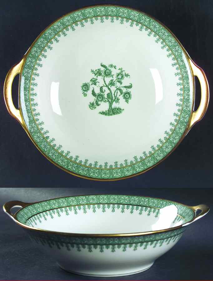 Cambridge Green 10" Round Vegetable Bowl by Haviland-1