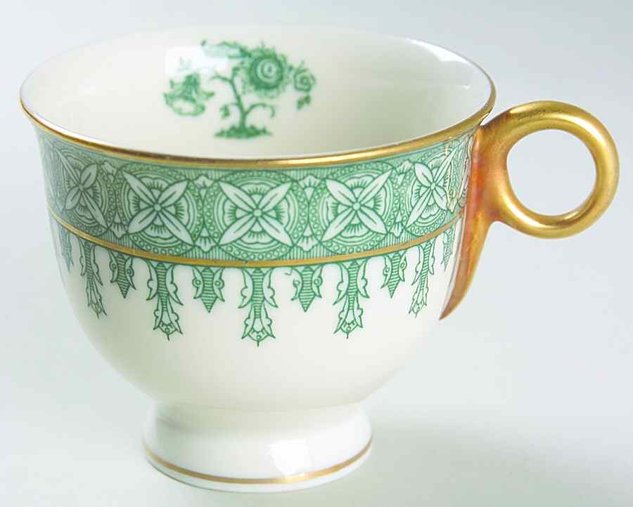 Cambridge Green Footed Demitasse Cup by Haviland-1