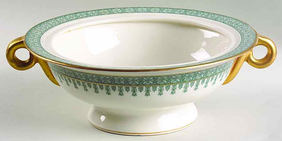 Cambridge Green Round Vegetable No Lid by Haviland-1
