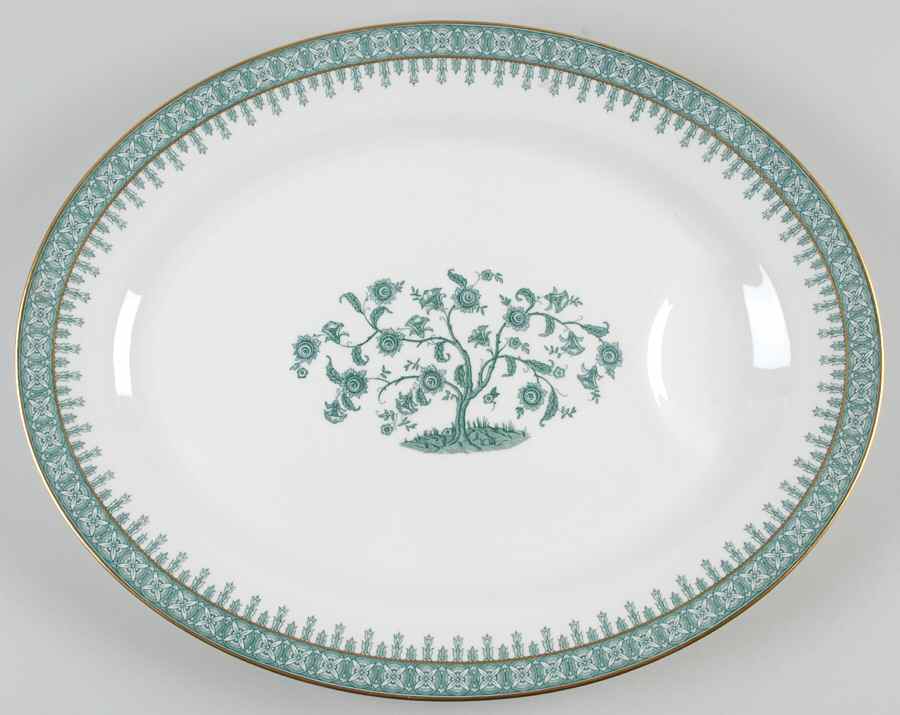 Cambridge Green 16" Oval Serving Platter by Haviland-1