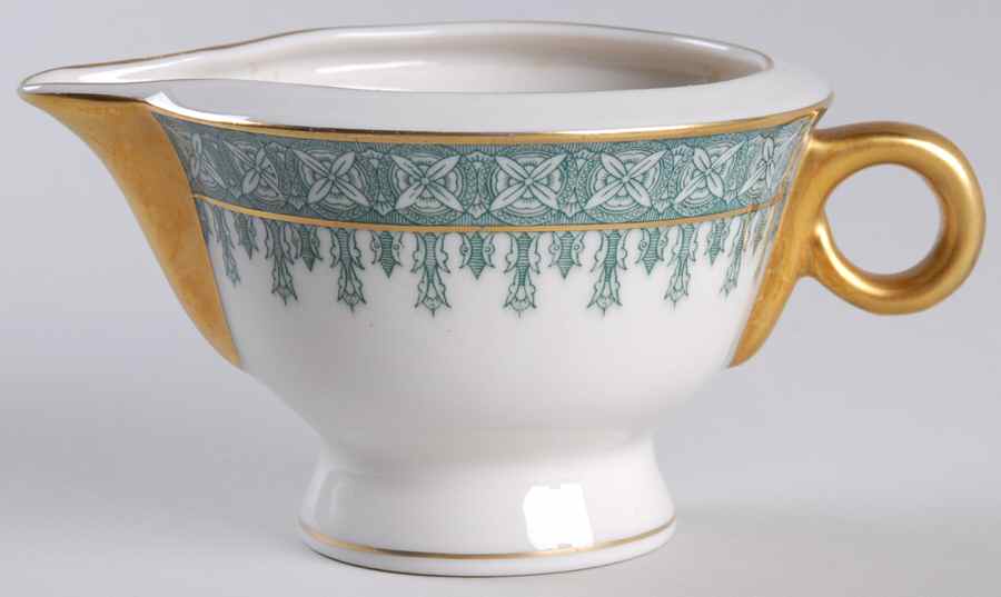 Cambridge Green Creamer by Haviland-1