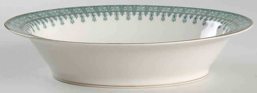 Cambridge Green 9" Oval Vegetable Bowl by Haviland-1