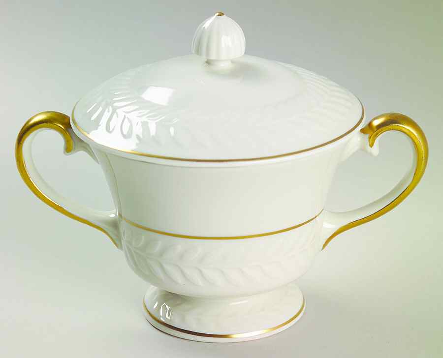 Carlton Sugar Bowl & Lid by Haviland-1