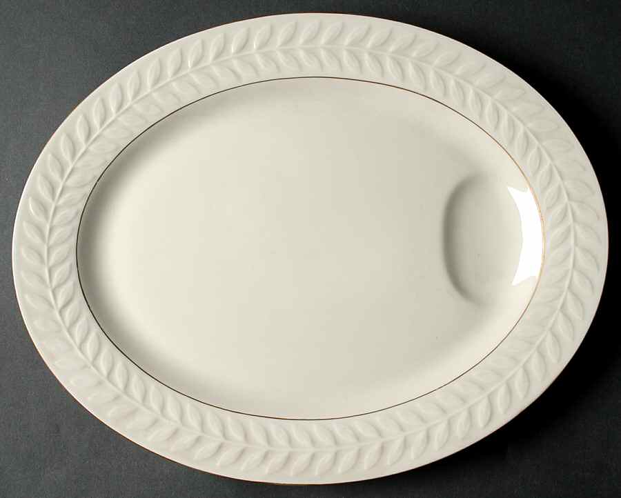 Carlton 14" Oval Serving Platter by Haviland-1
