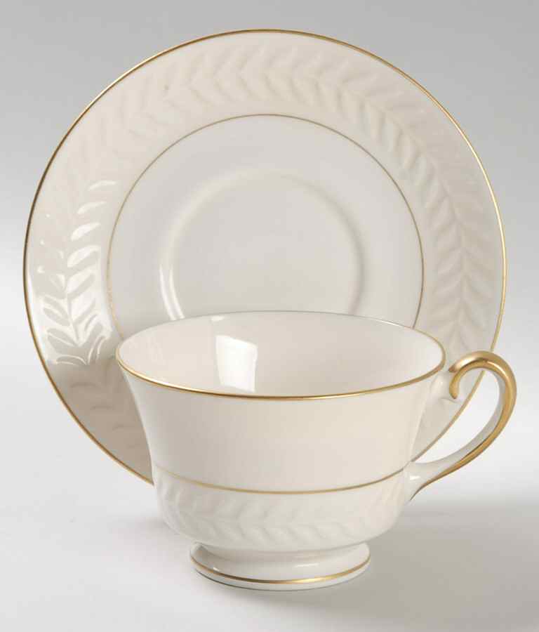 Carlton Footed Cup & Saucer Set by Haviland-1