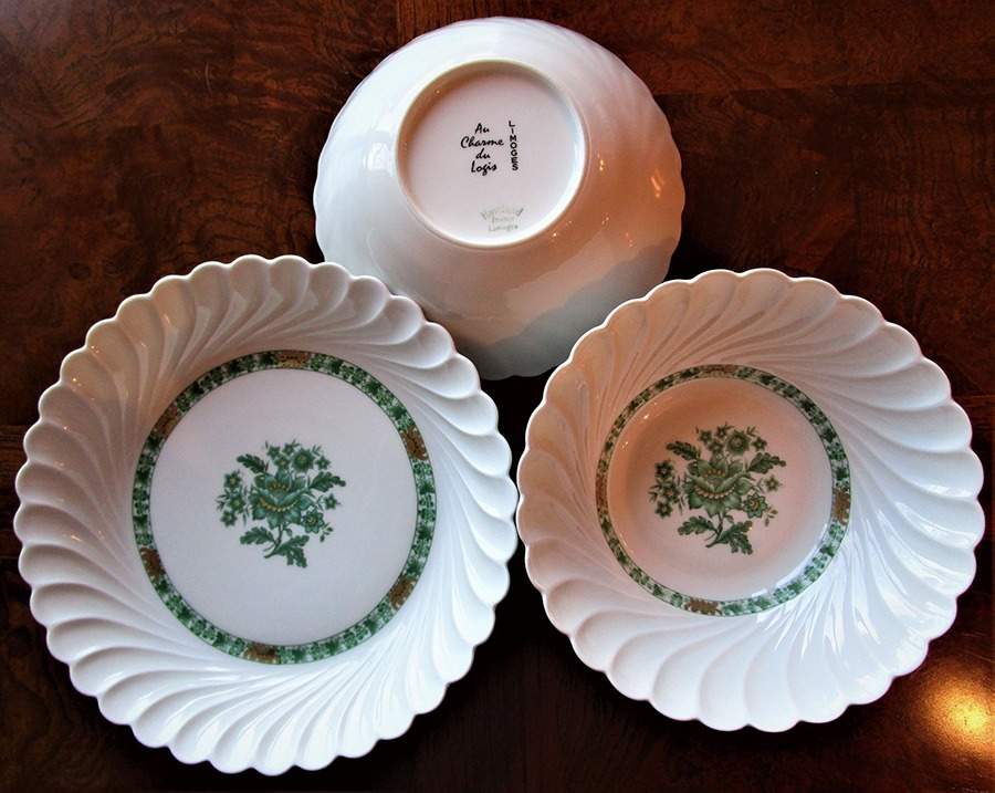 Cashmere Green (Torse Shape) Coupe Cereal Bowl by Haviland-1