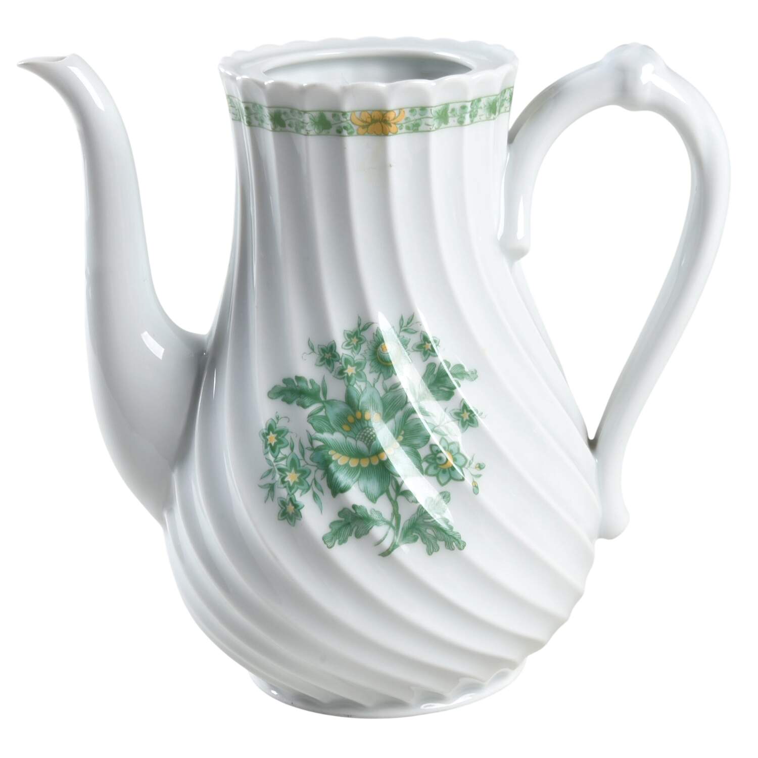 Cashmere Green (Torse Shape) Coffee Pot No Lid by Haviland-1