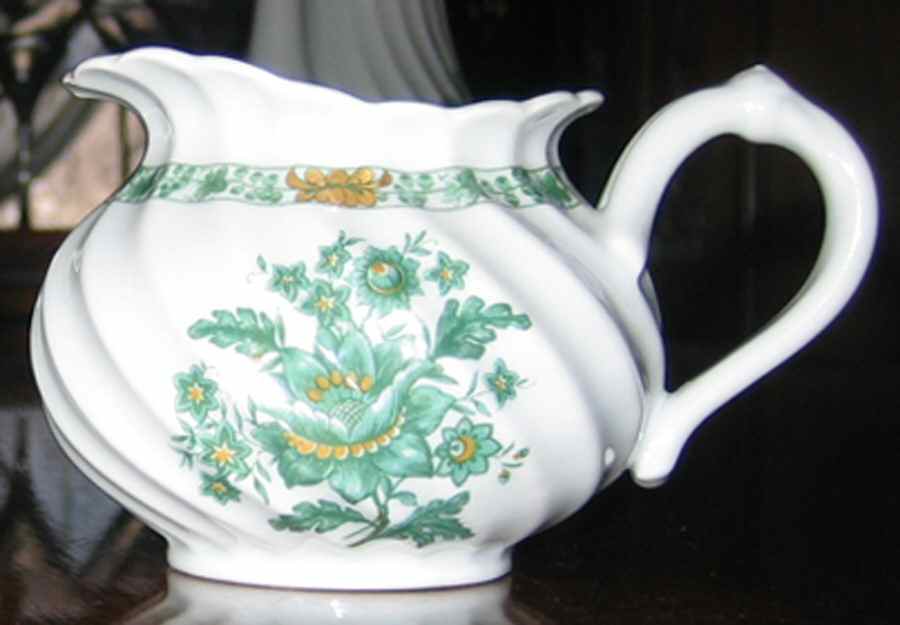 Cashmere Green (Torse Shape) Creamer by Haviland-1