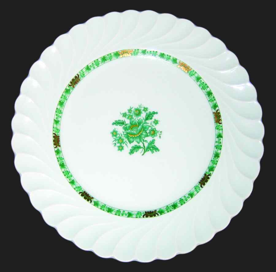 Cashmere Green (Torse Shape) Dinner Plate by Haviland-1