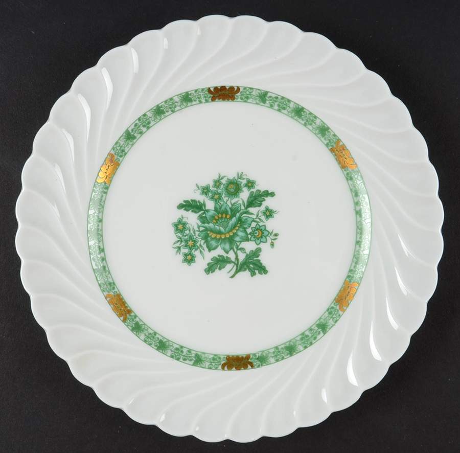 Cashmere Green (Torse Shape) Salad Plate by Haviland-1
