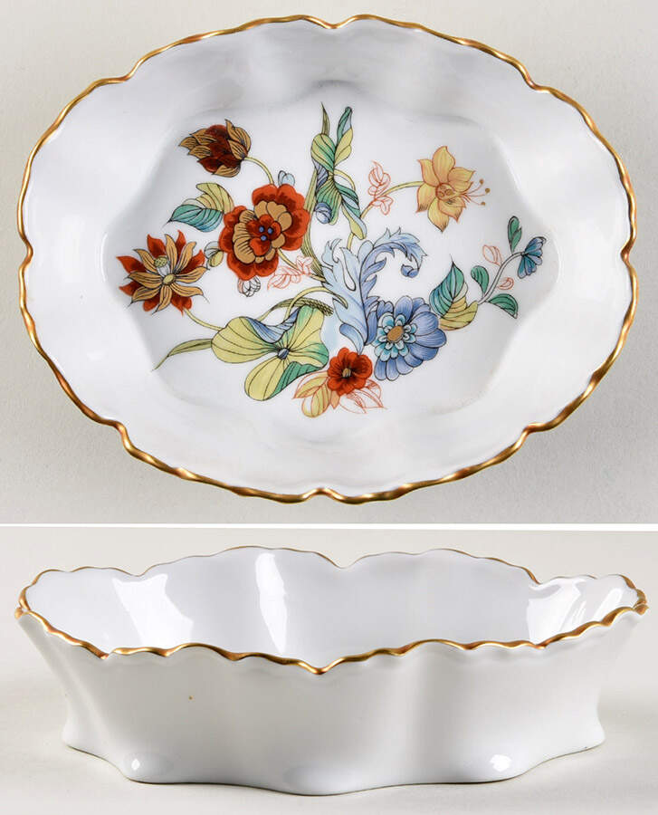 Cathay (Gold Trim) Nut Dish by Haviland-1