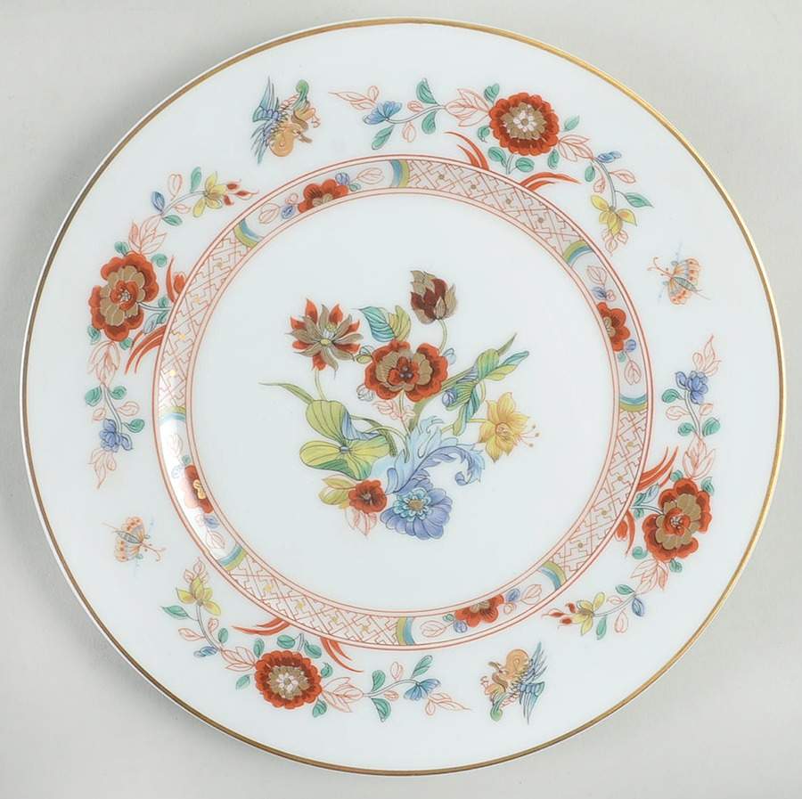 Cathay (Gold Trim) Salad Plate by Haviland-1