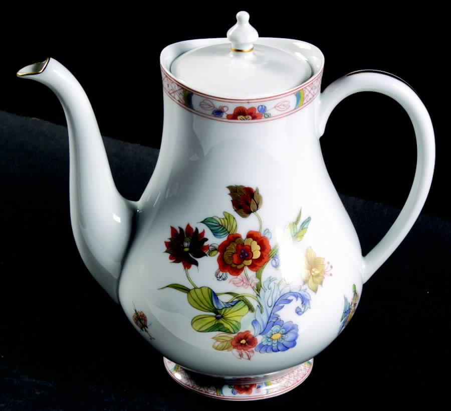 Cathay (Gold Trim) Coffee Pot & Lid by Haviland-1